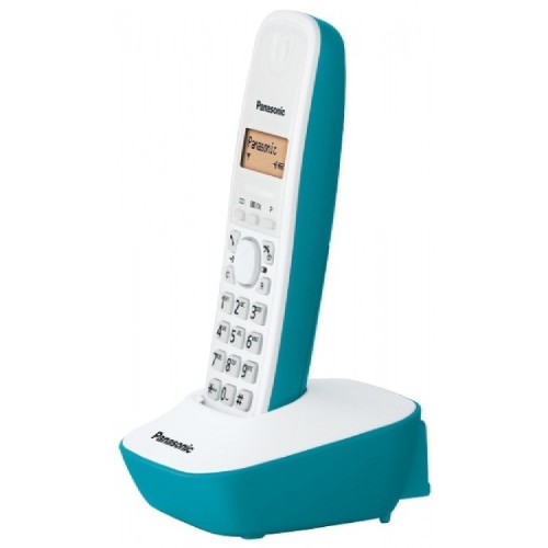 CORDLESS PHONES PANASONIC KX-TG1611 GRC/JTC WHITE/TURQUOISE